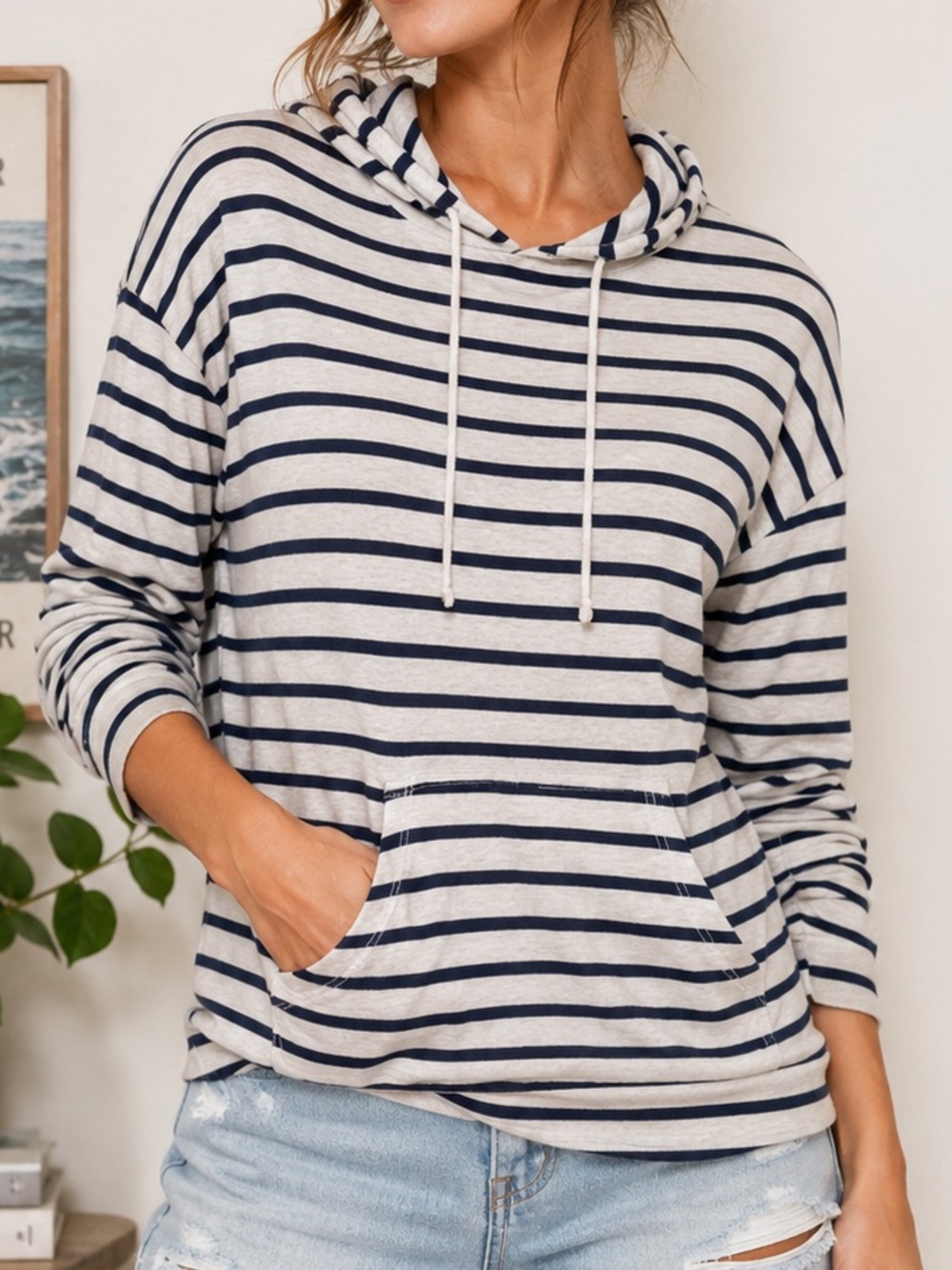Lightweight Long Sleeve Pink Republic hoodie